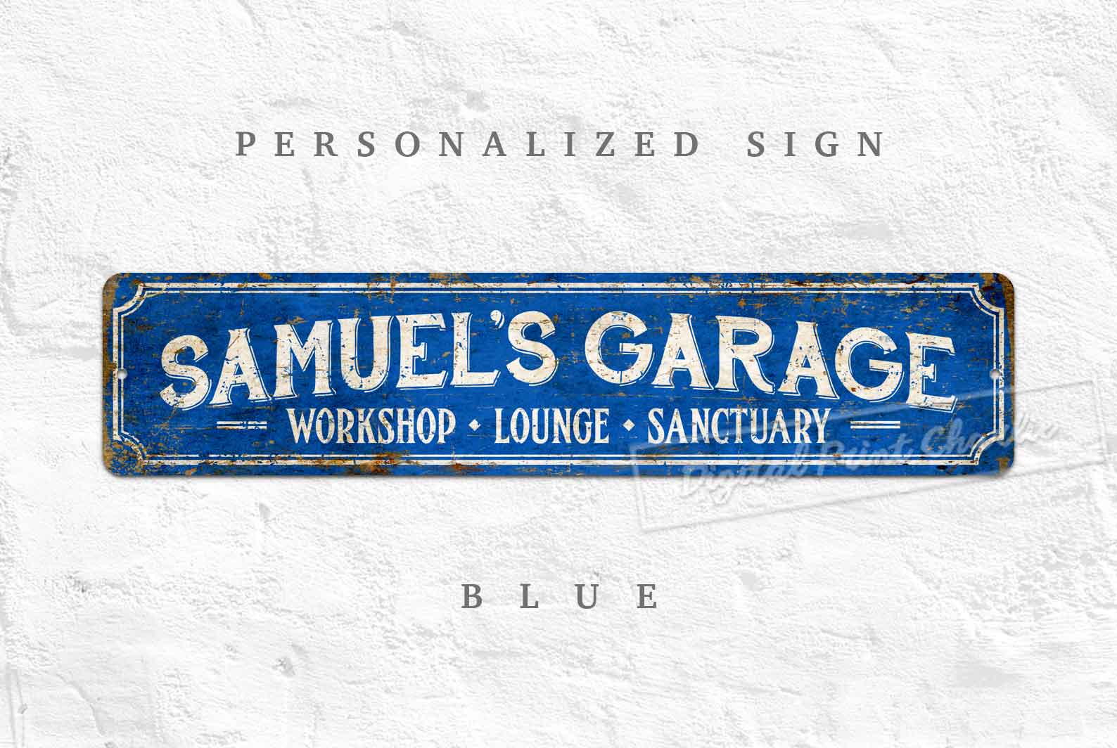 Custom Rustic Metal Sign – Personalized Home & Outdoor Décor