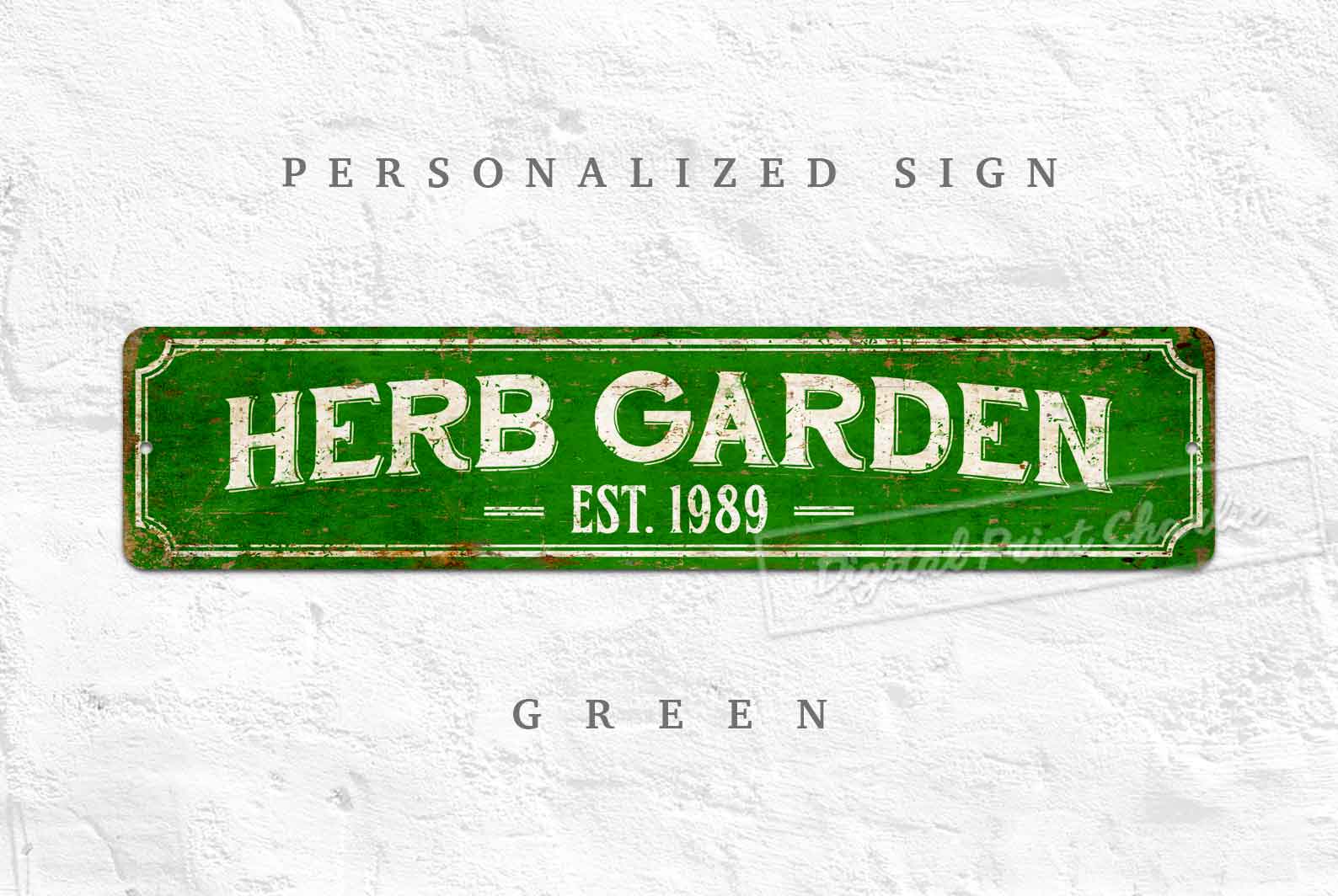 Custom Rustic Metal Sign – Personalized Home & Outdoor Décor