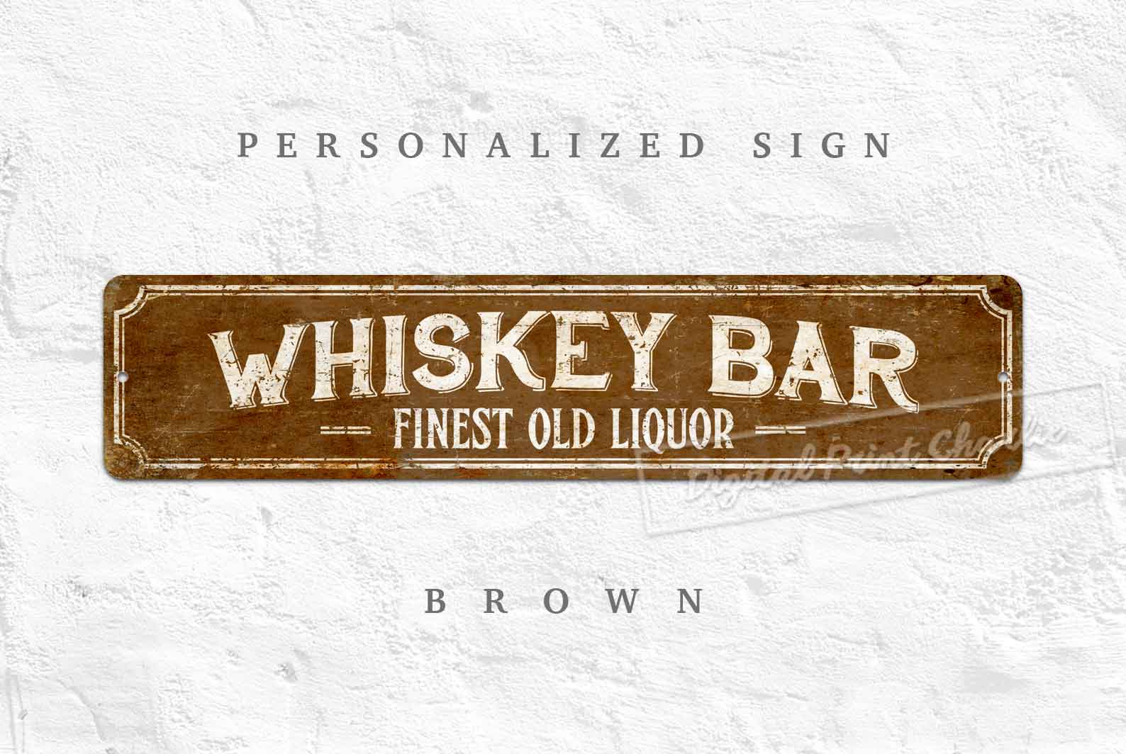 Custom Rustic Metal Sign – Personalized Home & Outdoor Décor