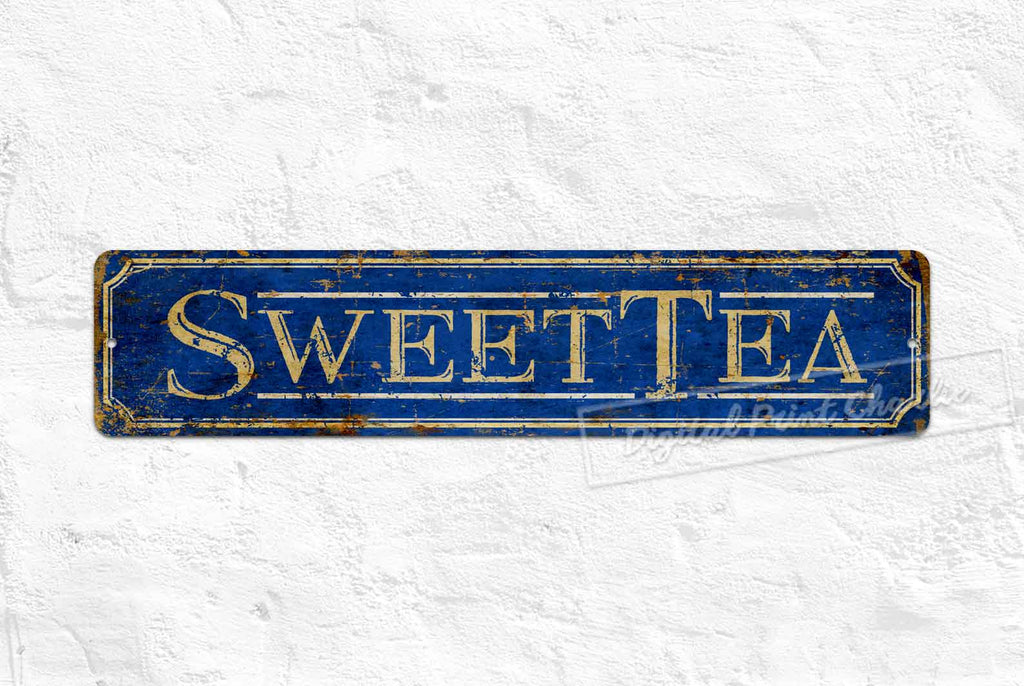 Southern Style Pantry Metal Plaque – Sweet Tea Design