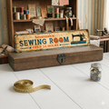 Personalized Sewing Room Metal Sign – Custom Quilting Décor