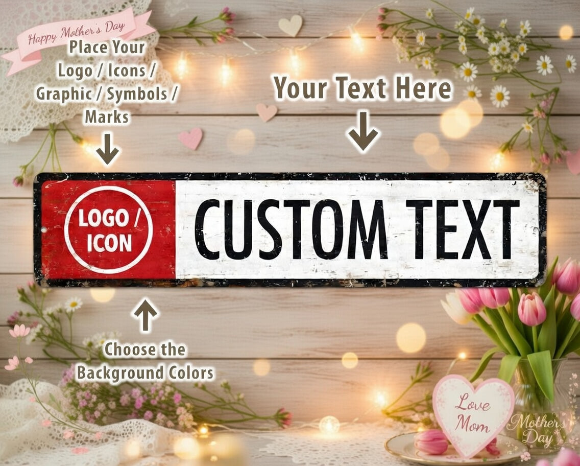 Custom Yard Sign with Family Name – Mother’s Day Gift
