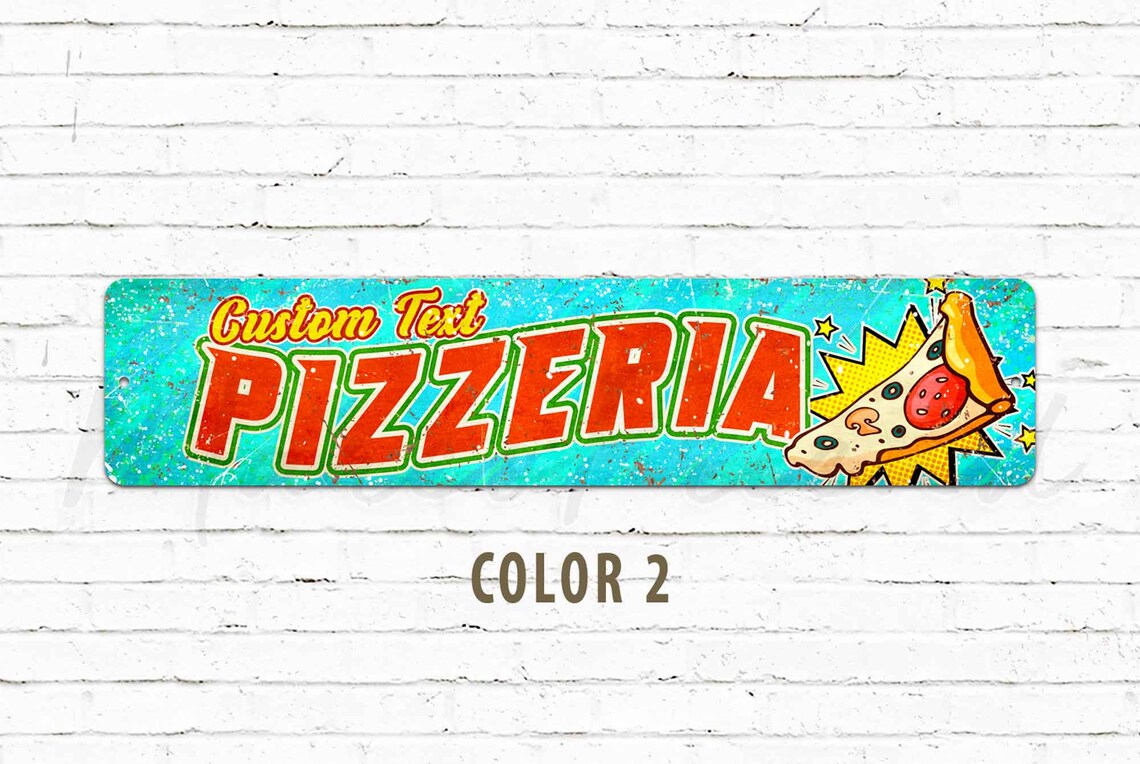 Rustic Italian Pizza Restaurant Wall Décor