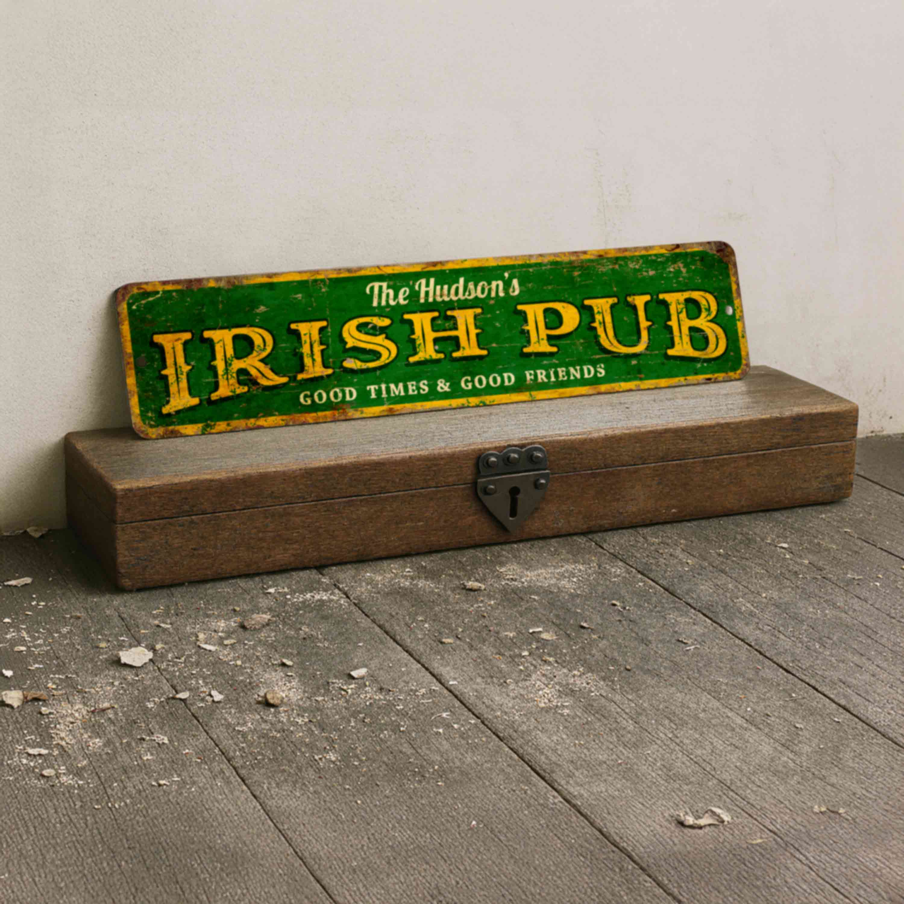 Custom Vintage Bar Plaque for Home Pub