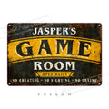 Rustic Printed Man Cave Personalized Metal Sign