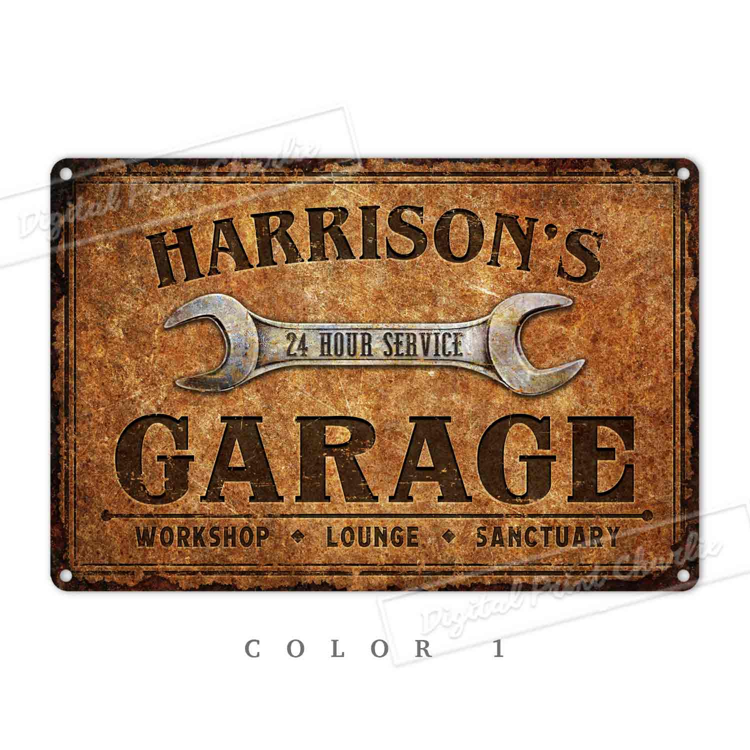 Personalized Man Cave Sign – Car Enthusiast Gift