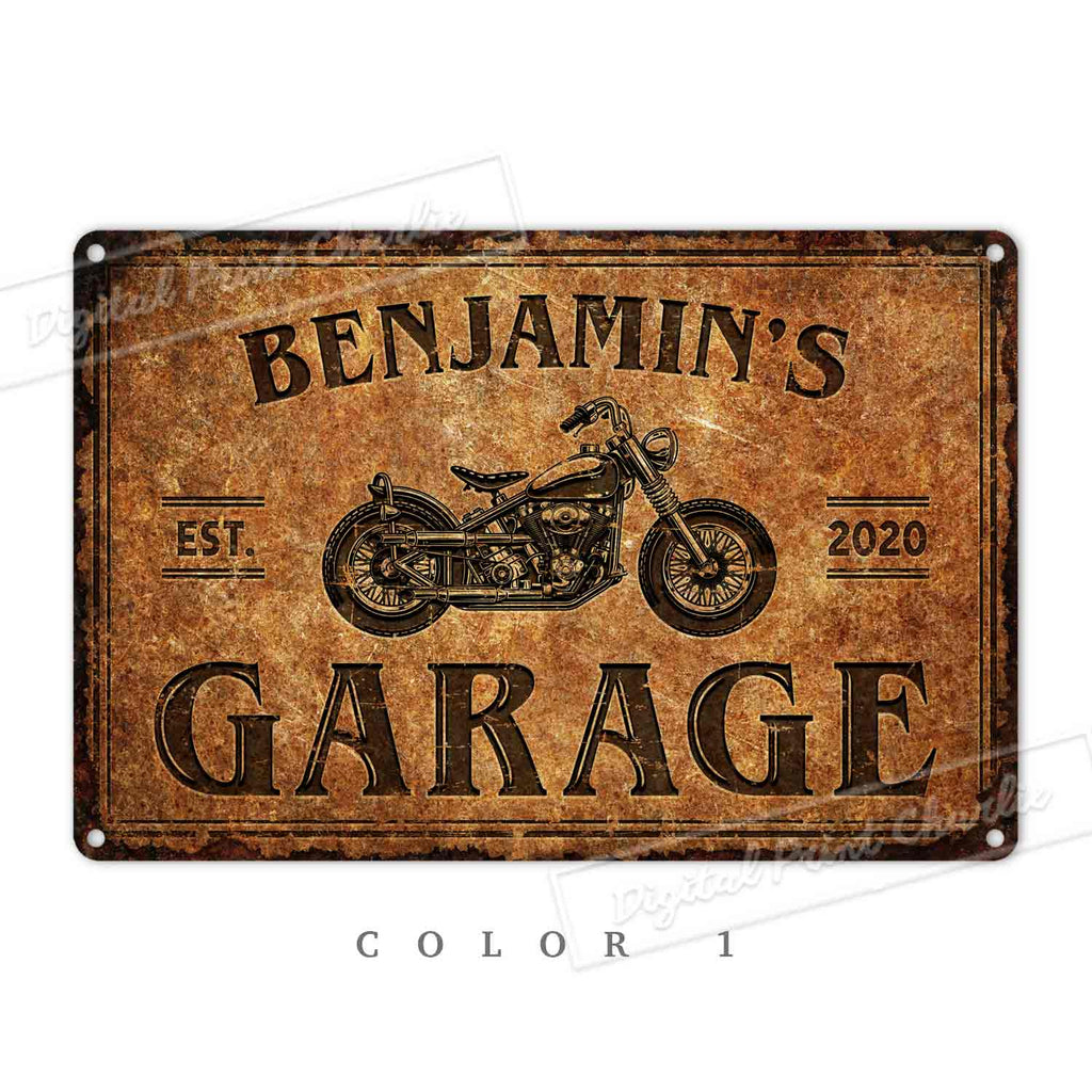 Unique Gift Garage Sign – Custom Text for Home or Business