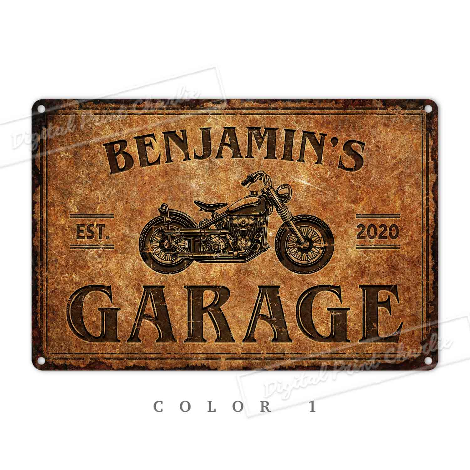 Unique Gift Garage Sign – Custom Text for Home or Business