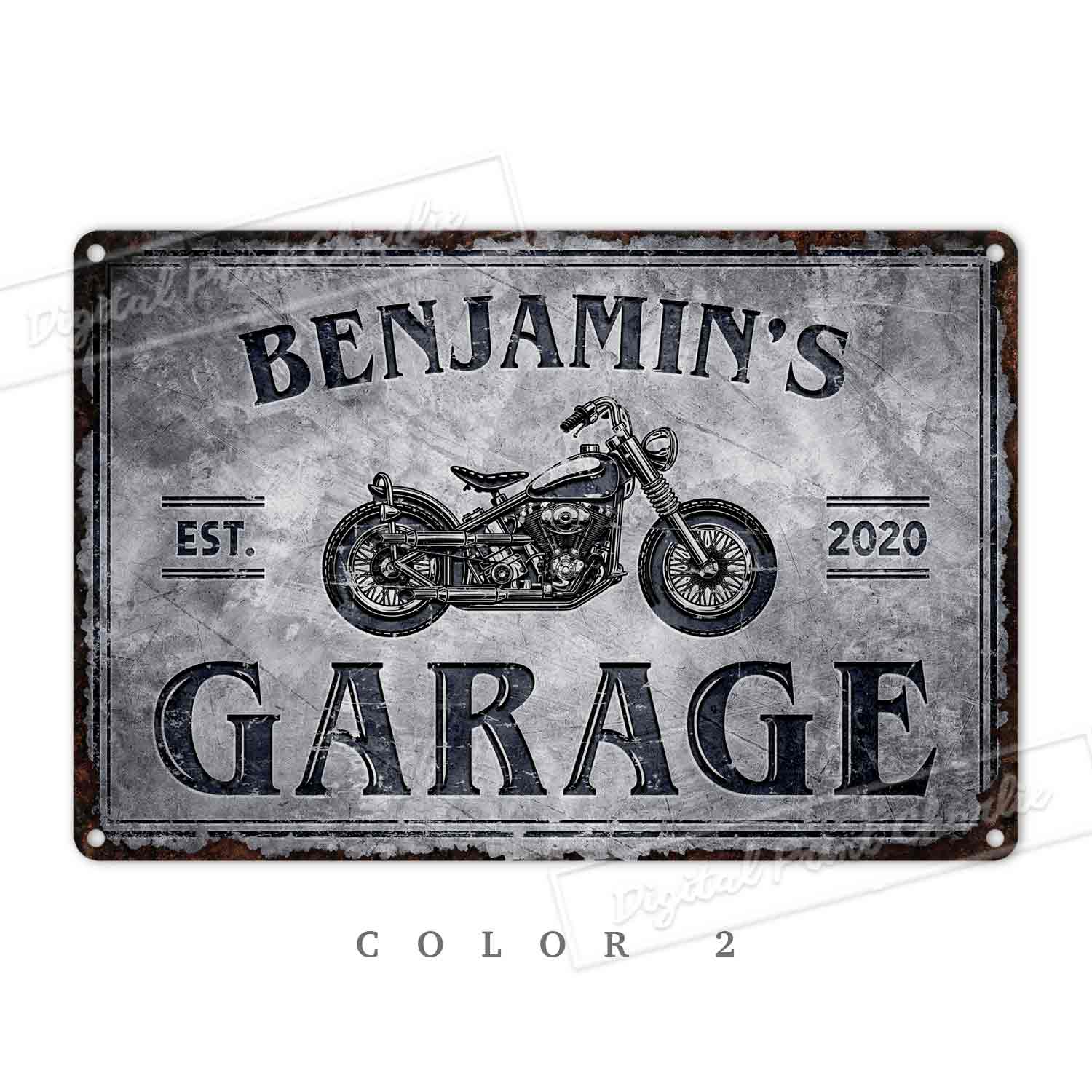 Durable Aluminum Garage Sign – Weather Resistant Décor