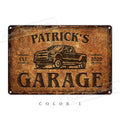 Custom 4x4 Garage Metal Sign – Personalized Waterproof Man Cave Wall Décor Husband Gift