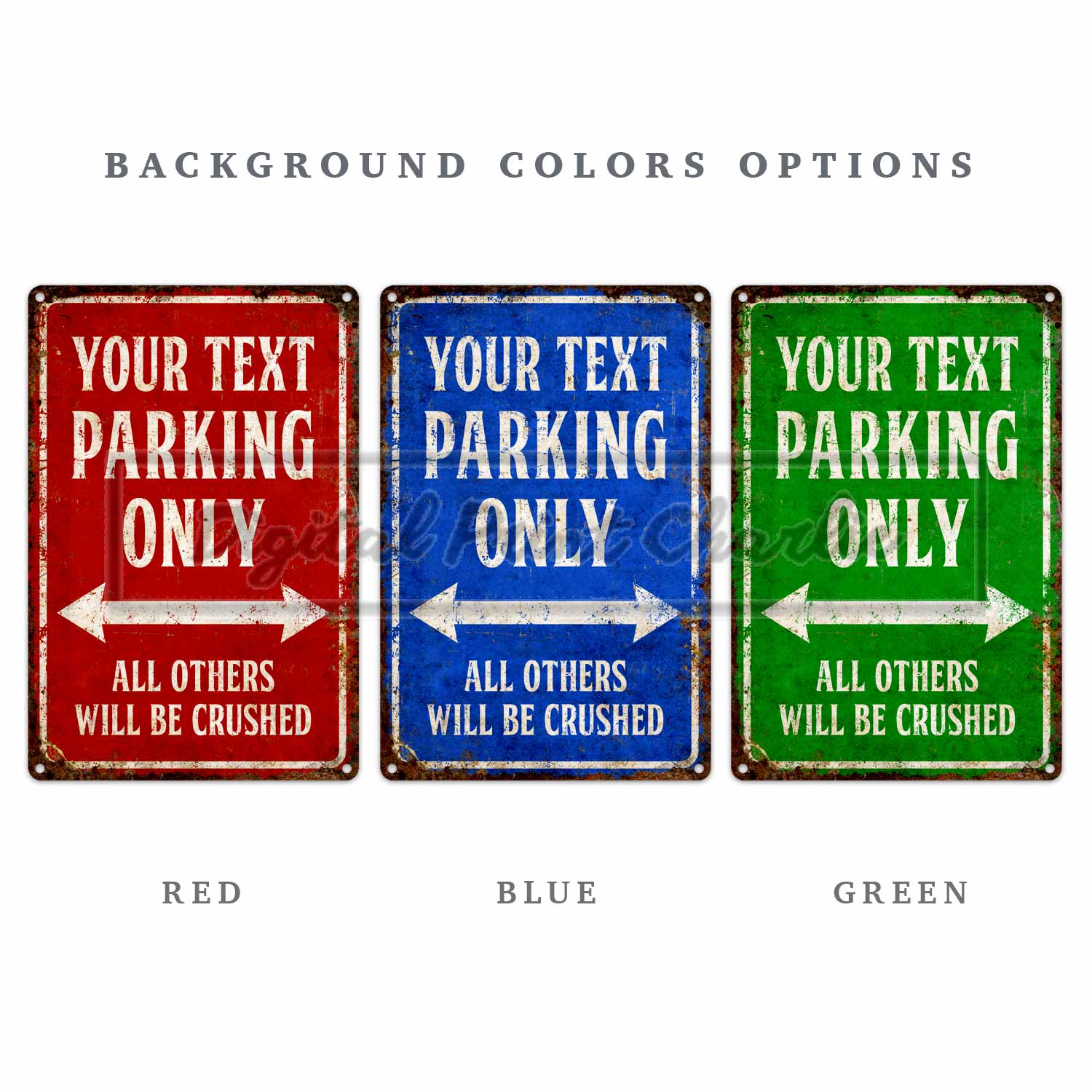 Unique Gift Parking Sign – Rustic Style for Driveway or Business