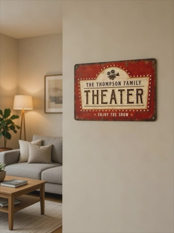 Personalized Cinema Wall Art Gift for Film Lovers