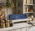 Sweet Tea Metal Pantry Sign – Rustic Farmhouse Décor