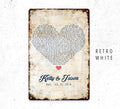 Custom Metal Sign of Love Song Lyrics, Personalized Wedding Decor Anniversary Gift