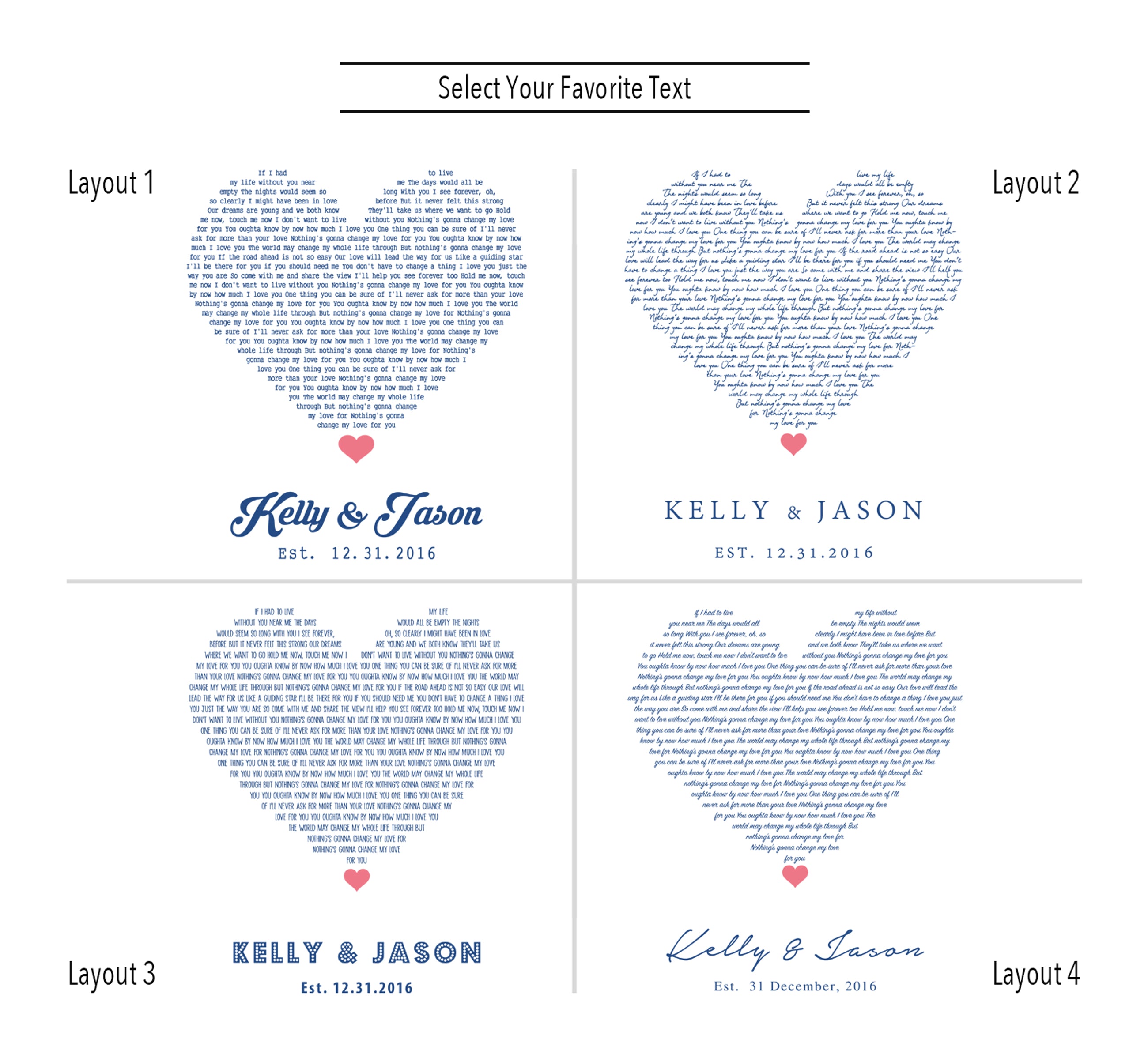 Custom Metal Sign of Love Song Lyrics, Personalized Wedding Decor Anniversary Gift
