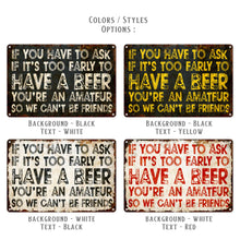 Bar Metal Sign, Pub Signs, Beer Decor, Man Cave Decor, Lounge, Rustic Home Décor, Gifts for him